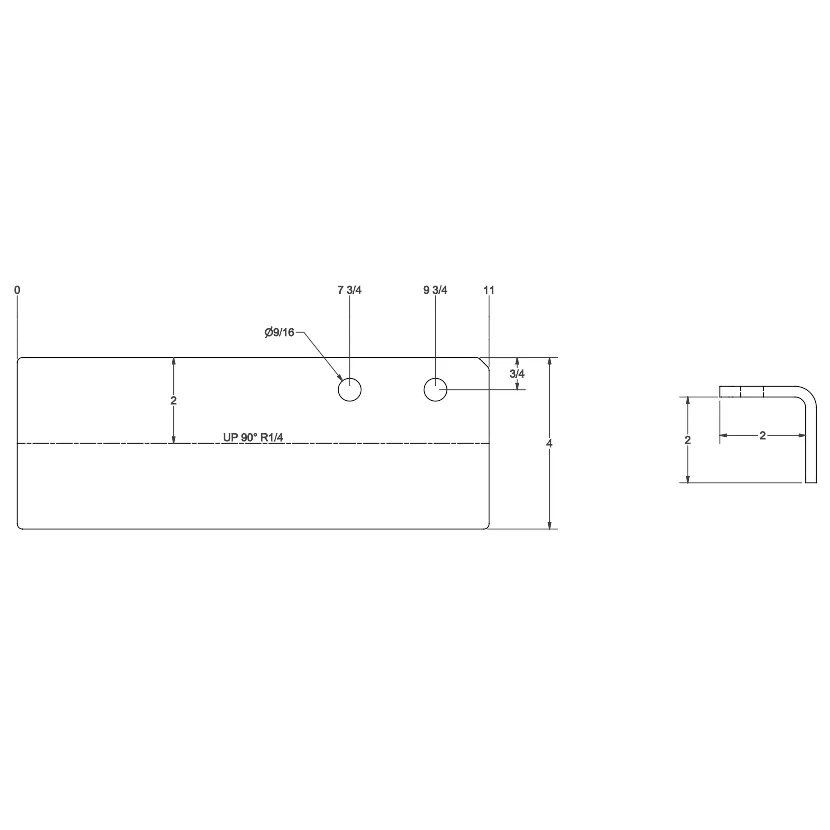 010080 – Lower Hydraulic Jack Mount RH