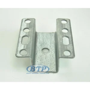 1 1/2 inch Electro-Plated Galvanized Boat Trailer Hat Bracket for Guide Poles