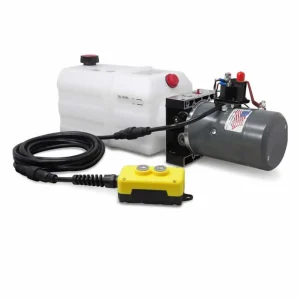 1 Gallon Hydraulic Pump – Single Acting – (Power Up Gravity Down)
