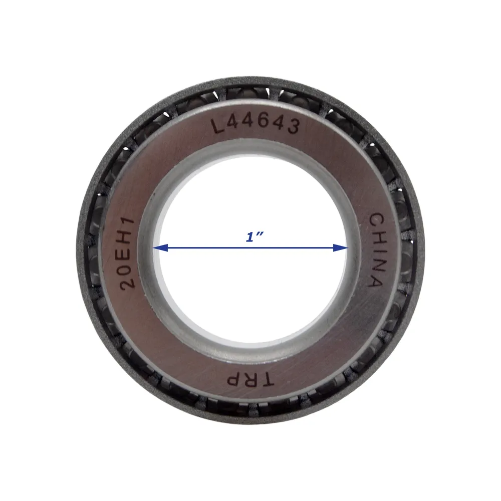 1 Inch Trailer Wheel Bearing Hub Kit for 4 Bolt and 5 Bolt Boat Trailer Hubs, Bearings 44643