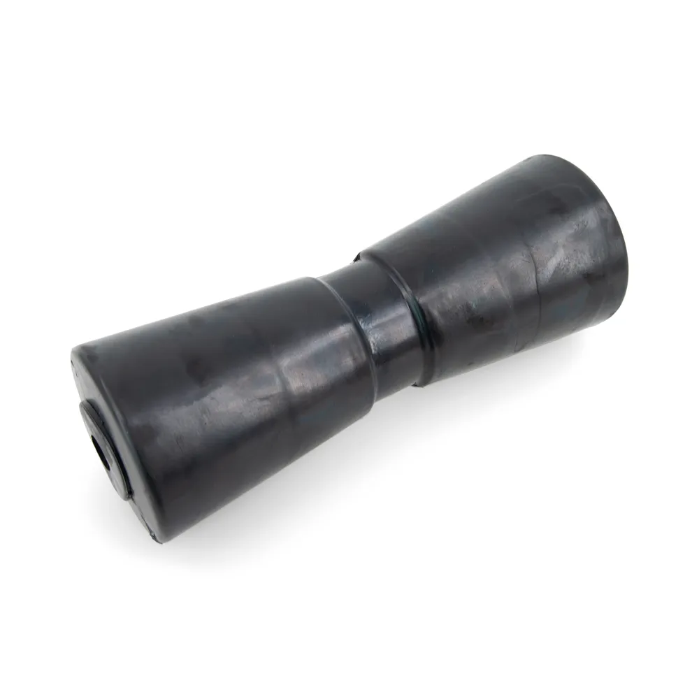 10 inch Rubber Keel Roller Assembly Kit with U Bolts for 3″ x 3″ Cross Members