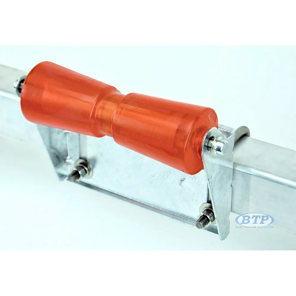 10 inch Stoltz Keel Roller Assembly Kit with Stainless Shaft and Bracket