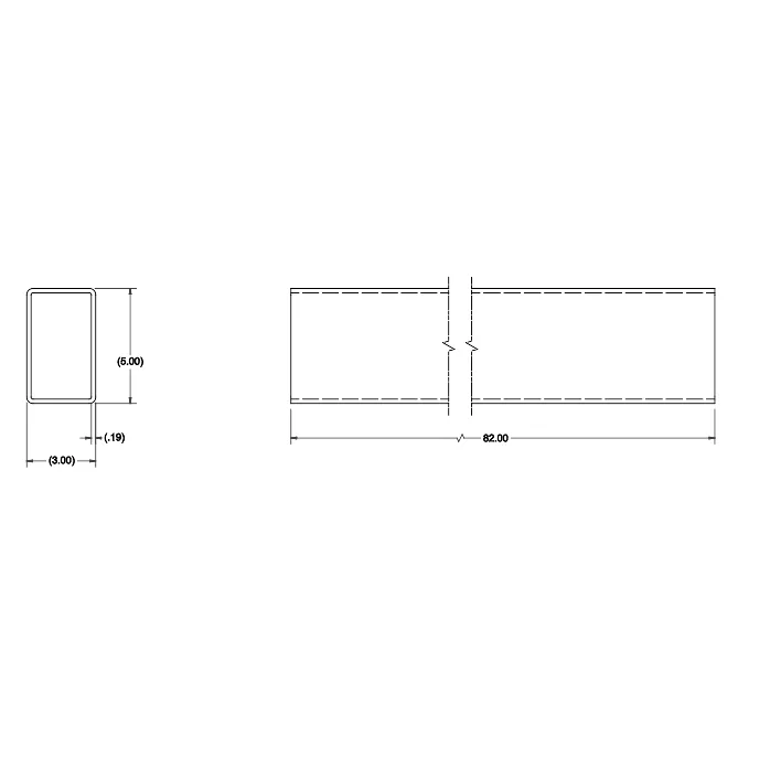 1000280 – Tube Hitch Center Support