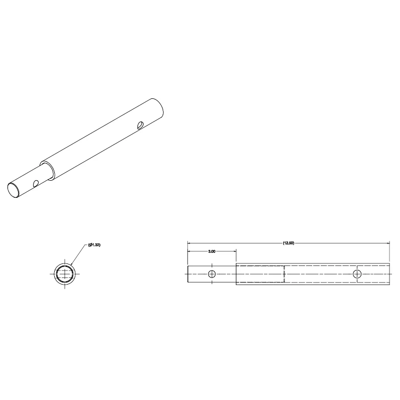 1000946 – Jack Shaft Extension for 140K Landing Gear