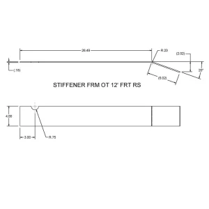 1002955 – 12′ Front Right Stiffener Frame