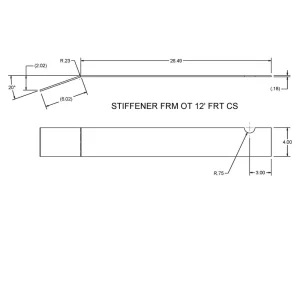 1002956 – 12′ Front Stiffener Frame
