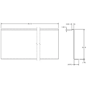 1002958 – 30″ x 64″ Panel Headboard
