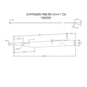 1003354 – Stiffener Frame RR 10’x4′ T CS
