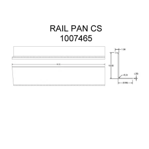 1007465 – Rail Pan CS