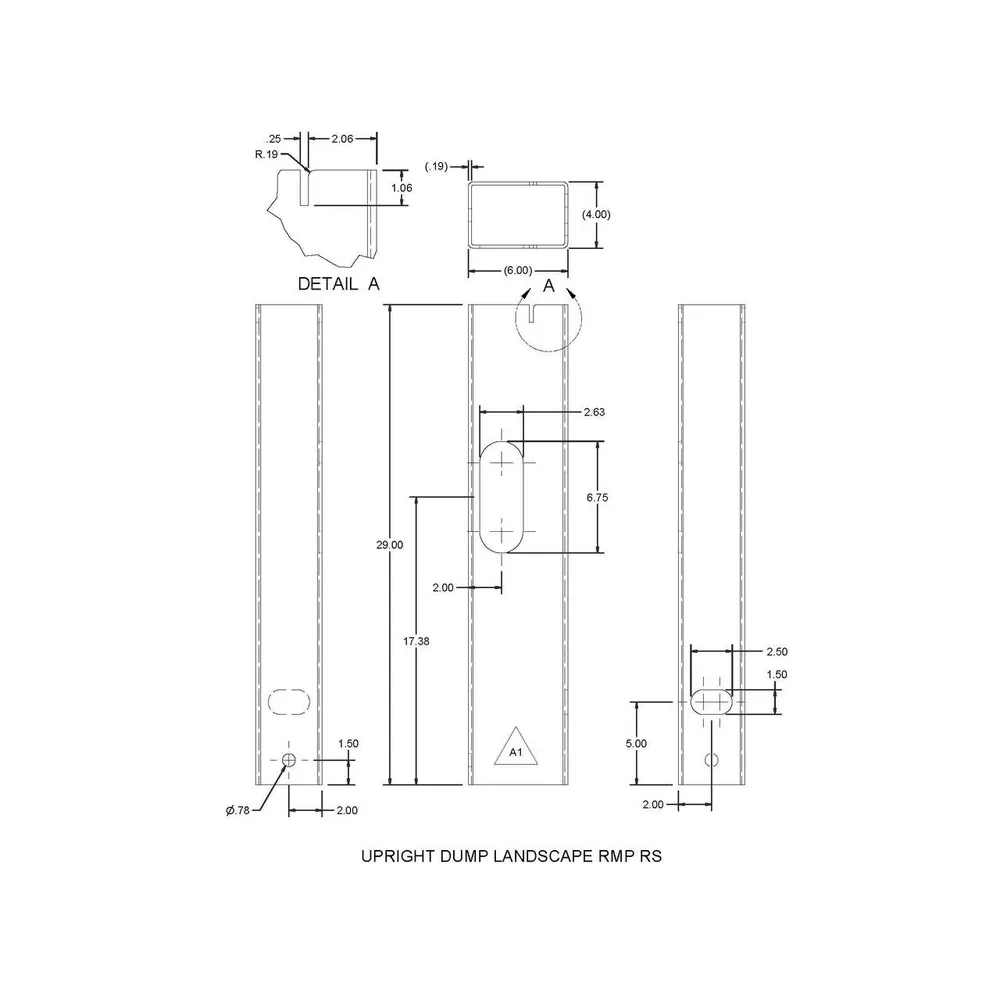 1009464 – Upright Dump Landscape Ramp