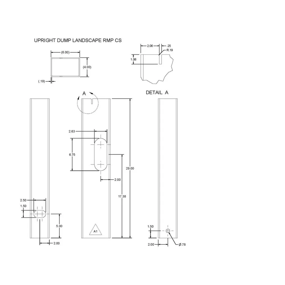 1009465 – Upright Dump Landscape Ramp