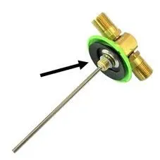 102″ AXLE ASSY 5″ RND SPK WHLS