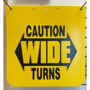 107404 – 24″ x 24″ Yellow Caution Mud Flap