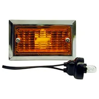 126A – Rectangular Marker Clearance Incandescent Light Only – Amber