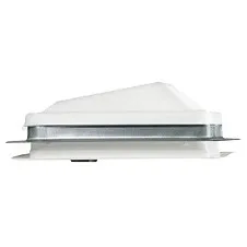 14″ Galvanized Vent with White Plastic Dome