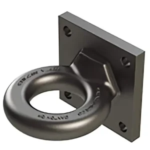 2000146 – Pintle Eye, 42K, 2.5″ ID, 4 Bolt Flat Plate Mount, 5/8″ Holes