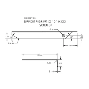 2000187 – Support Fender FRT CS 10-14K DDI