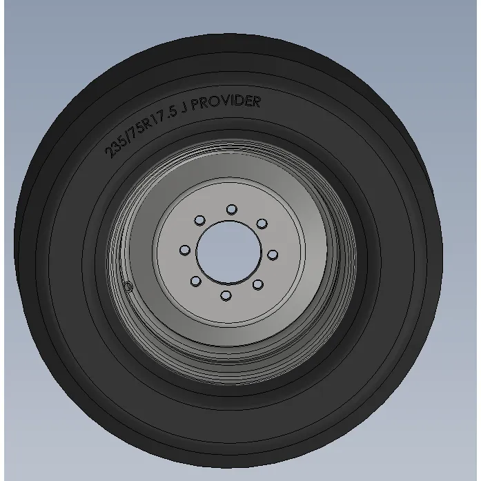 2003161 – 235/75R/17.5 Plate Wheel Assembly