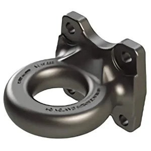 2003388 – Pintle Eye, 66K, 3″ ID, 4 Bolt Flat Plate Mount, 3/4″ Holes