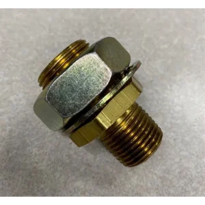 2004016 – Bulkhead Assembly, (2) 3/8″ NPT Couplings