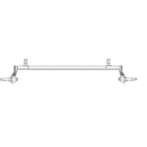 22-AXT54* Torsion Axles – Straight Galvanized (78 1/2″)