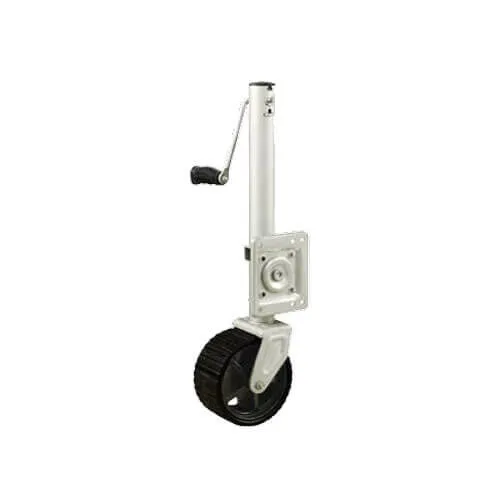 2500LB Jack – Bolt On – Side Wind – Wide Wheel ? Zinc Plated