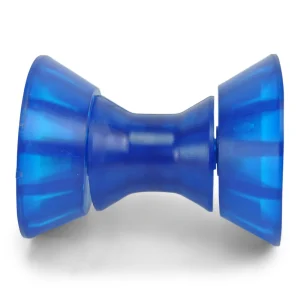 3 inch Blue Polyvinyl Bow Roller for Boat Trailer Winch Post With Bells