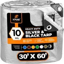 30′ x 60′ POLY TARP WITH/ EYELETS