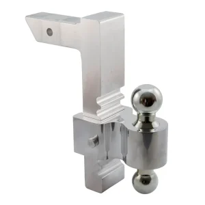 4″-10″ Drop Adjustable Ball Mount Aluminum – 10,000 lbs Capacity