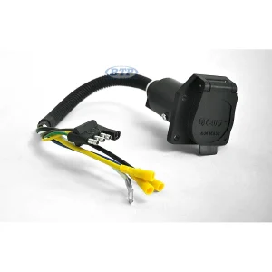 4 Flat (Vehicle Side) to 7RV (Trailer Side) Adapter