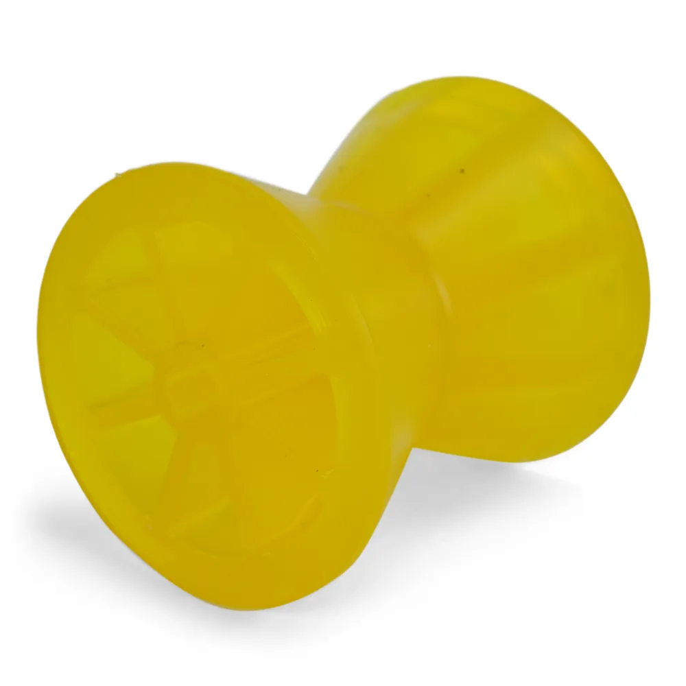 4 inch Bow Roller Yellow PVC Polyvinyl for Boat Trailer Winch Post