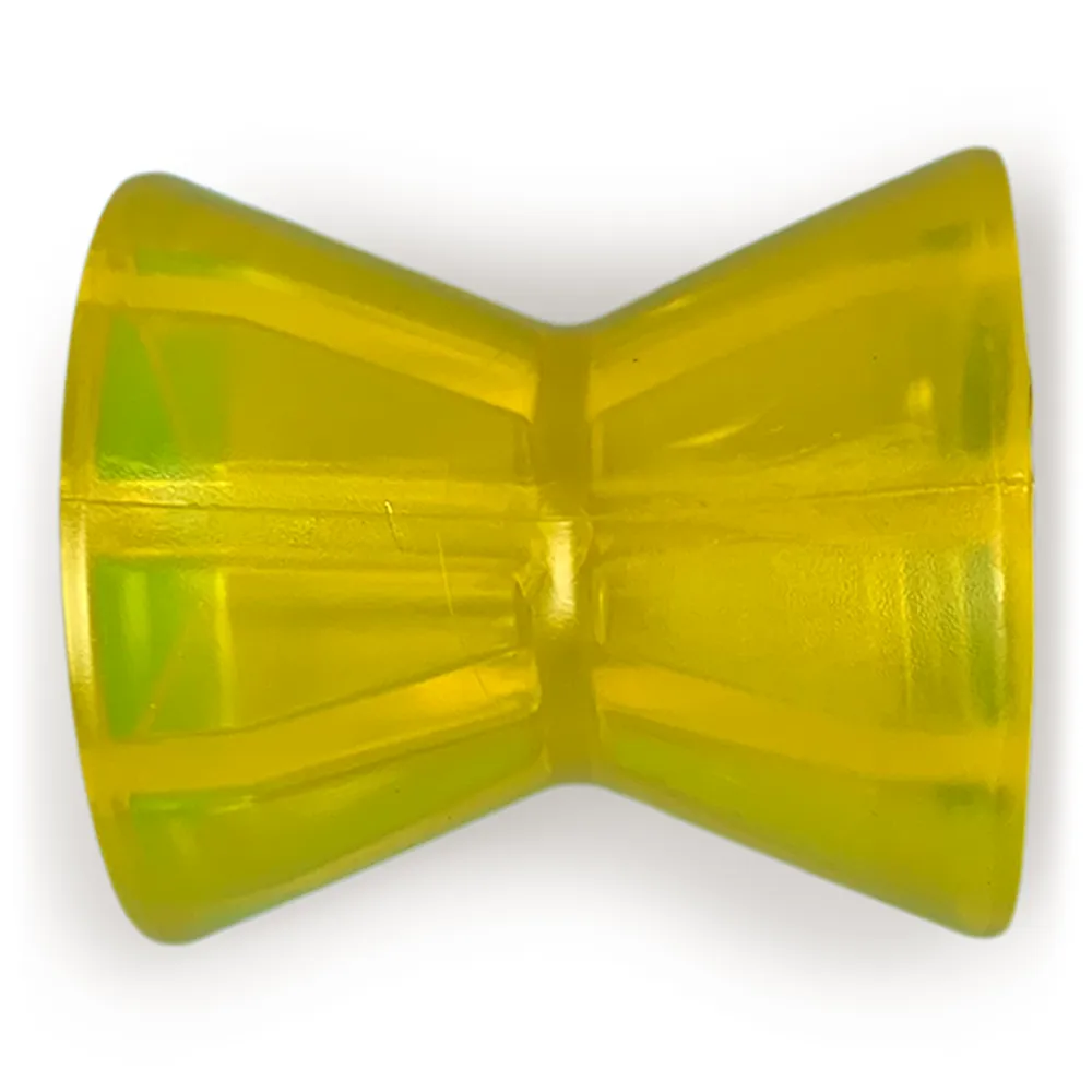 4 inch Bow Roller Yellow PVC Polyvinyl for Boat Trailer Winch Post