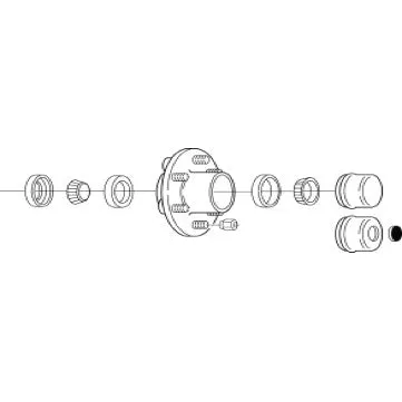 42655UC1-EZ – 6 on 5.5″ Idler Hub Assembly