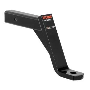 5,000lb Capacity Steel Ball Mount 8 in Drop 6 in Rise 11.5 in Shank