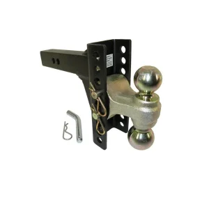 6″ Drop Adjustable Ball Mount – 14,000 lbs Capacity