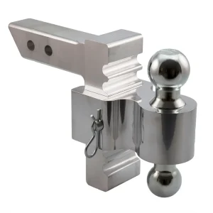 6″ Drop Adjustable Ball Mount Aluminum – 10,000 lbs Capacity