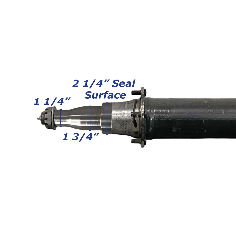 7000 lb Capacity Trailer Axle 95″ Hub Face Round Tube Straight Beam