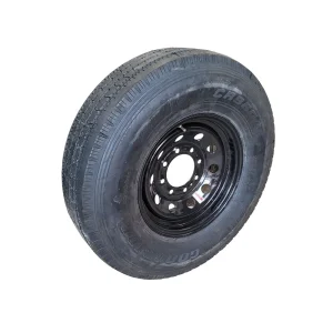 8 Lug Wheel and Tire | 235/85R16 G 14 Ply with Black Mod Wheel 8 on 6.5″ — product view 1