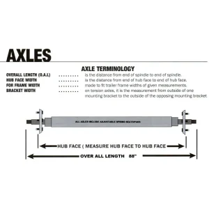 95-8835 Axles- Galvanized Square Tube (88″)