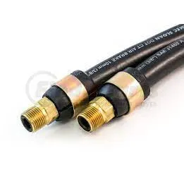 AIR HOSE ASSY, 24″ LONG, 3/8″ ENDS