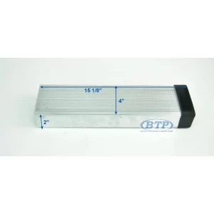 Aluminum Boat Trailer Square Fender Mount and Step Pad 15 inch