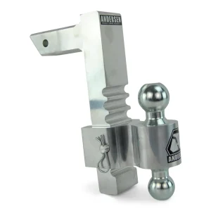 Andersen Rapid Hitch Aluminum 2 inch Shank Dual Ball Adjustable Ball Mount 4 – 10 inch Drop