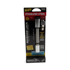 Andersen Stainless Steel Receiver Lock for 2 in and 2.5 in Receivers