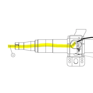 AXLE HOSE 39.5″ (INSIDE AXLE TUBE)