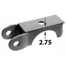 AXLE SEAT, 2-3/4″ HI, 5″ ROUND AXLE