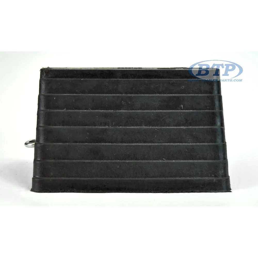 Black Rubber Trailer Wheel Chock