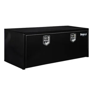 Black Steel Underbody Truck Box with T-Handle Latch – 18 x 18 x 48 Inch