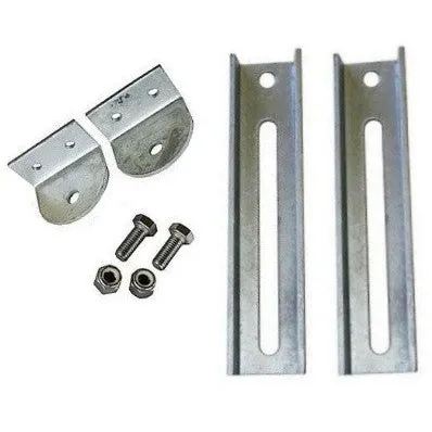 Boat Trailer Bunk Bracket Kit, 9″ Slotted/Galvanized