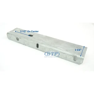 Boat Trailer Galvanized Fender Mounting Bracket Step Pad