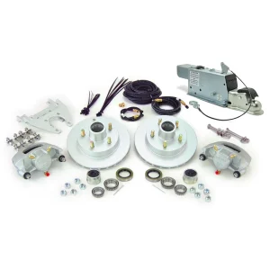 Boat Trailer Kodiak 10 inch Disc Brake Kit Single Axle Assembly with Demco Actuator